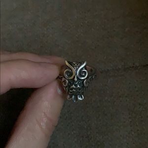never worn owl ring